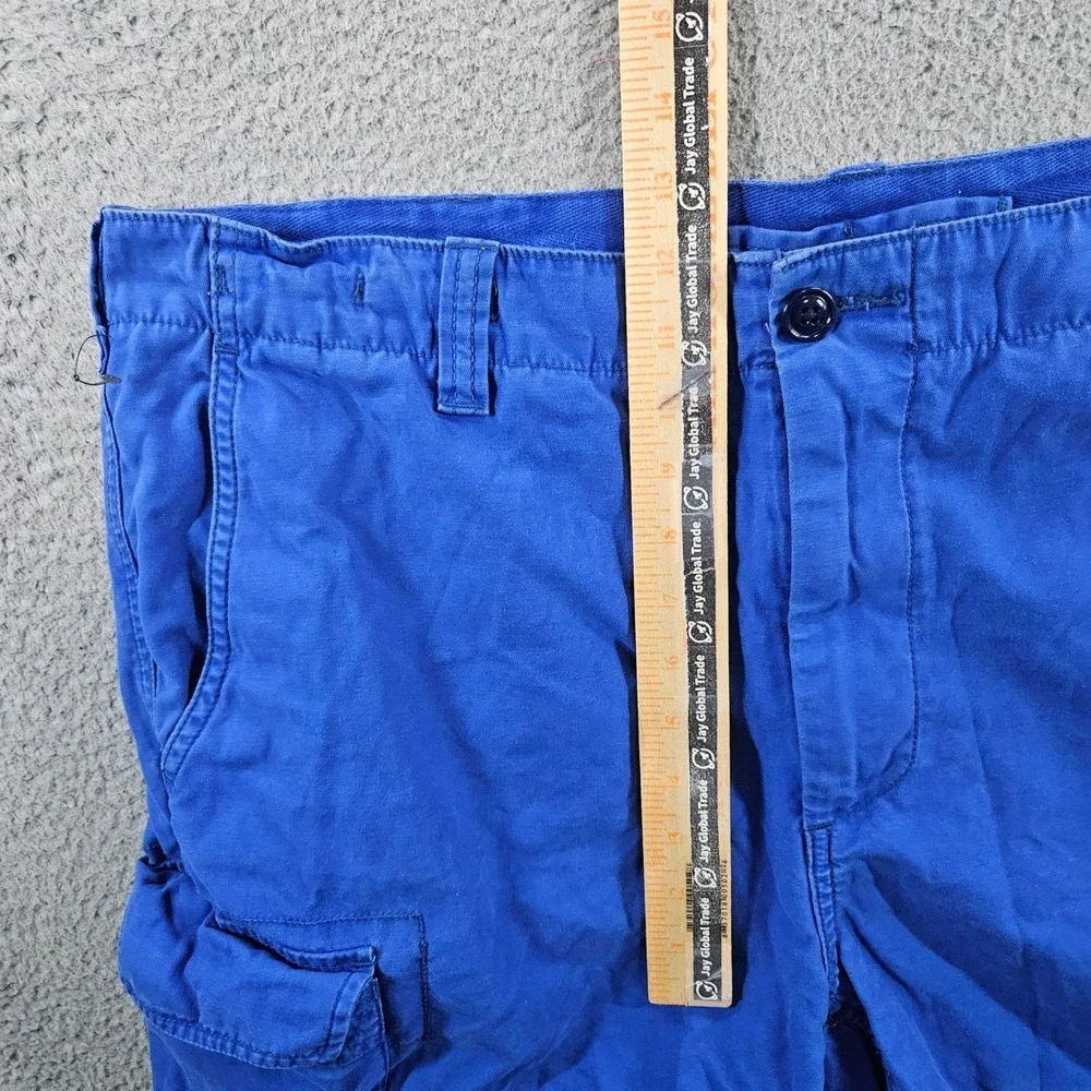 Polo Ralph Lauren Mens Cargo Shorts Blue Classic Fit Utility Size 40T Tall